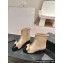 Chanel Chain Around and Bow Ankle Boots Leather/Patent Beige 2024