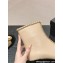 Chanel Chain Around and Bow Ankle Boots Leather/Patent Beige 2024
