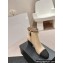 Chanel Chain Around and Bow Ankle Boots Leather/Grosgrain Beige 2024