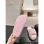 Chanel Gold Pearl CC Logo Shearling Platform Mules Pink 2024