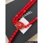 Chanel Chain Belt Red 2024