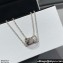 Chanel Coco Crush Necklace White Gold with diamonds 2024