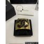 Chanel Metal & Resin Cuff Bracelet ABD663 Gold & Black 2024