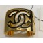 Chanel Metal & Resin Cuff Bracelet ABD663 Gold & Black 2024