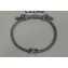 Celine Triomphe Beach Bracelet Gray in Acrylic and Brass with Rhodium Finish 2024