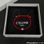 Celine Triomphe Beach Bracelet Red in Acrylic and Brass with Rhodium Finish 2024