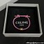 Celine Triomphe Beach Bracelet Pink in Acrylic and Brass with Rhodium Finish 2024