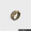Celine Les Cuirs Celine Double Bracelet Dark Olive in Calfskin and Brass with Gold Finish 2024