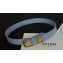Celine Les Cuirs Celine Double Bracelet Pale Blue in Calfskin and Brass with Gold Finish 2024