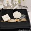 Chanel Metal, Glass Pearls & Resin Bracelet ABD703 Gold & Pearly White 2024