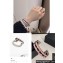 Chanel Metal, Calfskin & Resin Cuff Bracelet ABE039 Gold, Black & Pink 2024