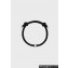 Celine Triomphe Beach Bracelet Black in Acrylic and Brass with Rhodium Finish 2024