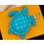 Louis Vuitton LV Turtle Pouch Bag Charm M02049 Turquoise 2024