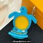 Louis Vuitton LV Turtle Pouch Bag Charm M02049 Turquoise 2024
