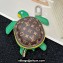 Louis Vuitton LV Turtle Pouch Bag Charm M01471 Green 2024