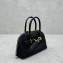 Miu Miu Aventure nappa leather top-handle bag 5BB169 Black 2024