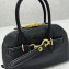 Miu Miu Aventure nappa leather top-handle bag 5BB169 Black 2024