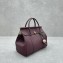 Loro Piana Loom bag L32 in Grained Calfskin Azuki Beans/sun Gold (Q09P)