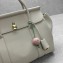 Loro Piana Loom bag L32 in Grained Calfskin Light Travertine/sun Gold (A0IF)