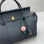 Loro Piana Loom bag L32 in Grained Calfskin Navy Blue (W000)