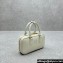 Miu Miu Arcadie leather Mini bag White 2024