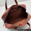 Celine Leather Bowling Bag Brown