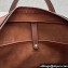 Celine Leather Bowling Bag Brown