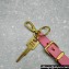 Miu Miu Leather key ring trick 5TT176 Pink 2024
