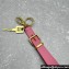 Miu Miu Leather key ring trick 5TT176 Pink 2024