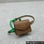 Miu Miu Leather, cord, and metal trick with mini-pouch bag 5TL515 Cognac/Green 2024