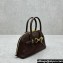 Miu Miu Aventure nappa leather top-handle bag 5BB169 Briarwood 2024
