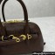 Miu Miu Aventure nappa leather top-handle bag 5BB169 Briarwood 2024
