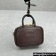 Miu Miu Leather micro bag 5NR036 Briarwood 2024