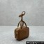 Miu Miu Leather micro bag 5NR036 Brown 2024