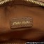 Miu Miu Leather micro bag 5NR036 Brown 2024