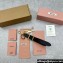 Miu Miu Leather key ring trick 5TT176 Black 2024