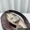 Lemaire Medium Croissant Shoulder Bag 8820 Coffee