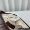 Lemaire Small Croissant Shoulder Bag 8820 Coffee