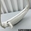 Lemaire Small Croissant grain leather Shoulder Bag 8820 White