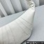Lemaire Small Croissant grain leather Shoulder Bag 8820 White