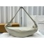 Lemaire Large Croissant Soft Calfskin Shoulder Bag 8820 White