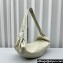 Lemaire Large Croissant Soft Calfskin Shoulder Bag 8820 White