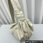 Lemaire Large Croissant Soft Calfskin Shoulder Bag 8820 White