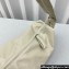 Lemaire Large Croissant Soft Calfskin Shoulder Bag 8820 White