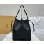 The Row Belvedere leather shoulder bag Black