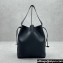 The Row Belvedere leather shoulder bag Black