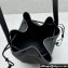 The Row Belvedere leather shoulder bag Black