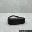 The Row Half Moon Bag in Grained leather Coffee