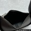 The Row Half Moon Bag in Grained leather Coffee