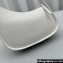 The Row Half Moon Bag in Smooth leather White